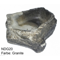 Wassernapf / Futternapf Granite 23x18x6,5cm