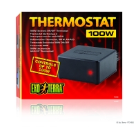 Exo Terra Thermostat für die genaue Kontrolle der Temperatur im Terrarium - 100W