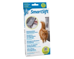 Folie für die Abfallwanne, Smart Sift Katzentoilette, 12er Pack