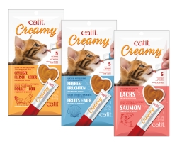 Catit Creamy cremige Leckereien für Katzen 5x 15 g