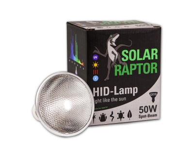 SolarRaptor HID-Lamp, UV-Strahler mit GU10 Fassung - Watt: 50w