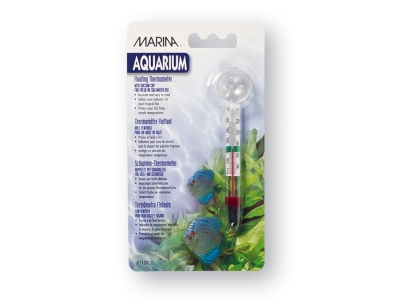 Marina Schwimmthermometer mit Sauger - Aquarienthermometer