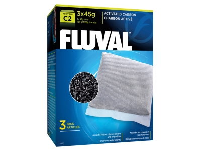 3er Pack - Filtration mit Aktivkohle für Fluval C2 Filter