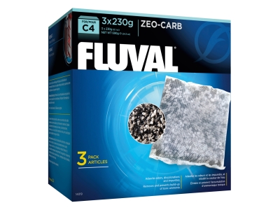 Zeo-Carb Aktivkohle und Ammoniak-Entferner für Fluval 5-Stufen Filter - Menge: 3x230g