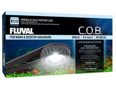 Fluval C.O.B. LED 2.0 NANO LED - Kompakte, vielseitige Beleuchtung 90° schwenkbar