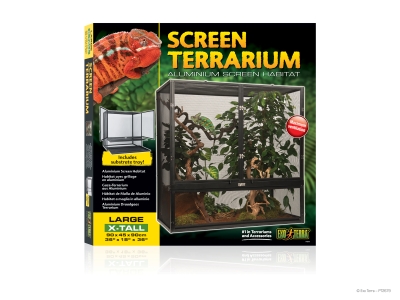 Exo Terra Screen Terrarium (Terrarium aus Aluminium Gaze ) - Grösse: 90x45x90cm
