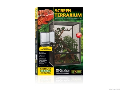 Exo Terra Screen Terrarium (Terrarium aus Aluminium Gaze ) - Grösse: 60x45x90cm