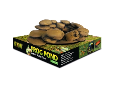 Exo Terra - Kieselstein-Wassernapf für Frösche / Frog Pond Pebble Water Dish
