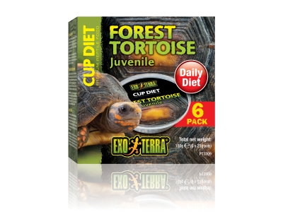 Exo Terra Cup Diets - Forest Tortoise / Reptilienfutter - Tierarten: Junge Waldschildkörten - Menge: 150g