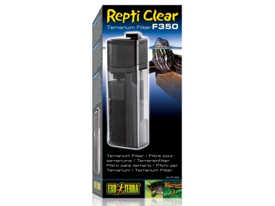Repti Clear F350 - kompakter Filter für Aquaterrarien und Paludarien