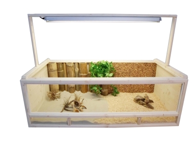 Terrarium für Landschildkröten Schildkrötenterrarium +++ Echt Holz (Fichte Massiv) Kein Billig OSB!!!!! +++