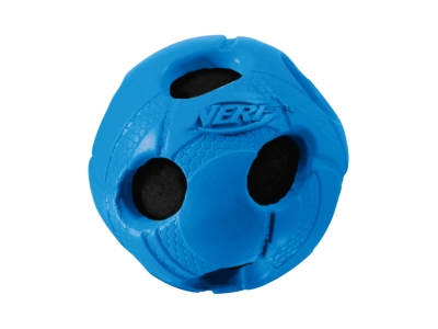Wrapped Squeak Bash Ball - Gummiummantelter Tennisball mit Quietschgeräusche