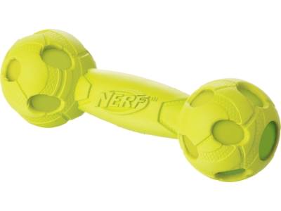 Nerf Dog Squeak Barbell: 17,8 cm